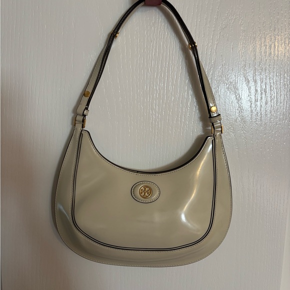 Tory Burch Cream Hobo Bag - Picture 5 of 11